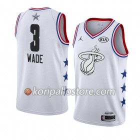 Miami Heat Dwyane Wade 3 2019 All Star Jordan Brand Valkoinen Miesten Pelipaidat Swingman 